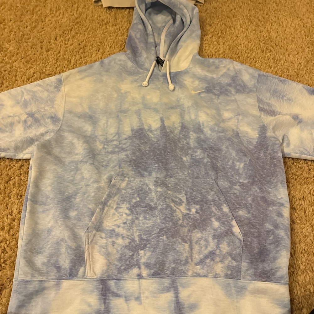 Dri-fit lightweight blue Nike hoodie